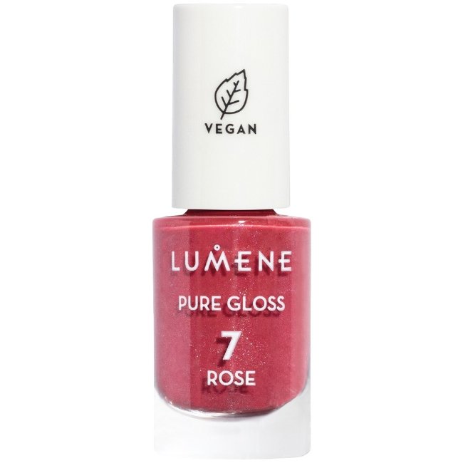 Лак для ногтей Lumene Pure Gloss 7 Ruusu 5 мл Лак для ногтей Lumene Pure Gloss 7 Ruusu 5 мл