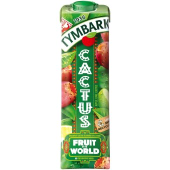 Напиток Tymbark världens frukter с соком кактуса, лайма и яблока 1 л