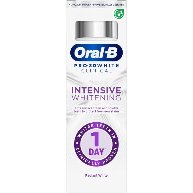 Зубная паста Oral-B 75 мл Pro-3D White Clinical Radiant White Зубная паста Oral-B 75 мл Pro-3D White Clinical Radiant White