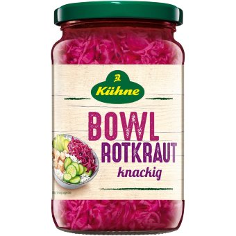Маринованная краснокочанная капуста Kühne 370 мл