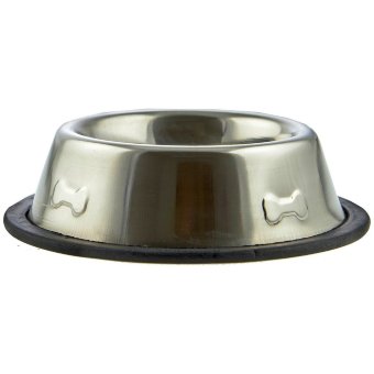 Стальная миска для собак с противоскользящим покрытием 0,2 л