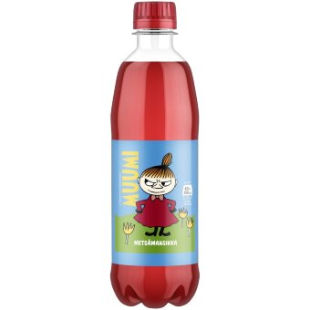 Освежающий напиток Muumi Metsämansikka в пластиковой бутылке 0,5 л