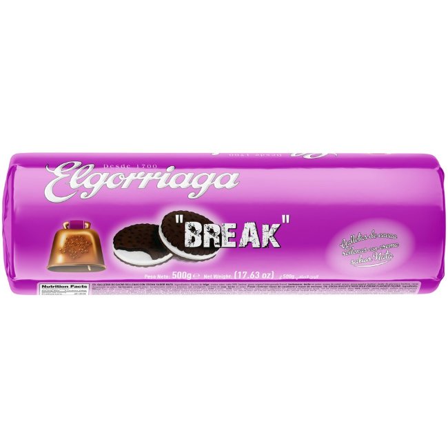 Печенье с начинкой Elgorriaga Break 500 гр