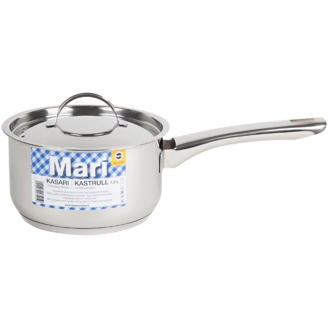 Кастрюля Opa Mari Steel из нержавеющей стали 1,5 л