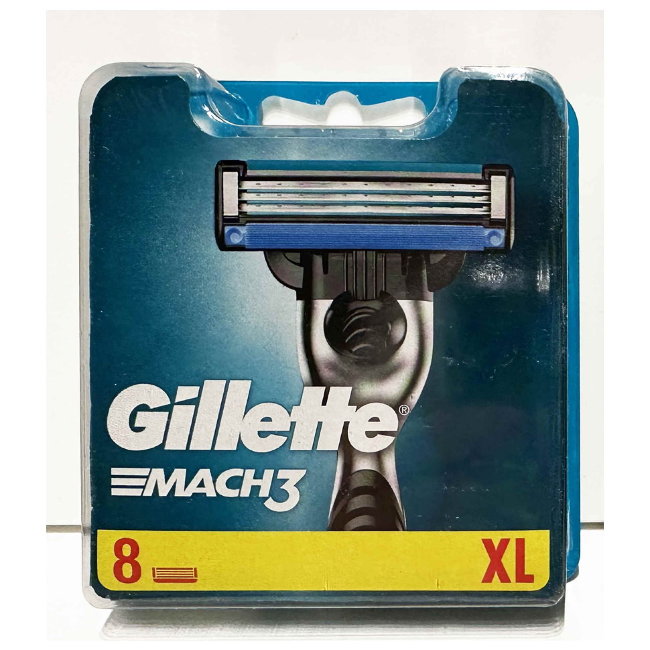 Сменные кассеты Gillette 8 шт Mach3 XL