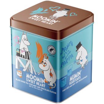 Чай черный листовой Nordqvist "Муми-милое сердце" Moomin Sweet Heart в жестяной коробке 100 гр Чай черный листовой Nordqvist "Муми-милое сердце" Moomin Sweet Heart в жестяной коробке 100 гр