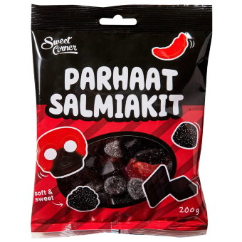 Конфеты ассорти Parhaat Salmiakit Sweet Corner 200 гр