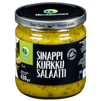 Салат из огурцов Herkkumaa с горчицей 430 гр