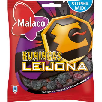 Набор лакричных конфет Malaco Kuningas Leijona 300 гр Набор лакричных конфет Malaco Kuningas Leijona 300 гр