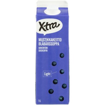 Безсахарный черничный кисель Xtra 1 л Безсахарный черничный кисель Xtra 1 л