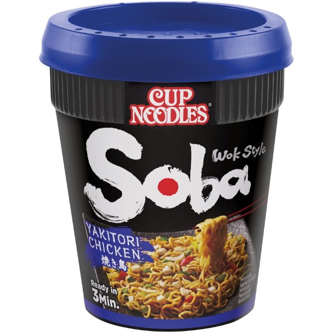 Куриная лапша в соусе Nissin Soba Cup Yakitori Chicken 89 гр