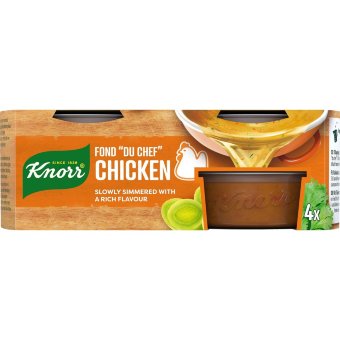 Фонд "du Chef" Knorr куриный порционный фонд 4x28 гр Фонд "du Chef" Knorr куриный порционный фонд 4x28 гр