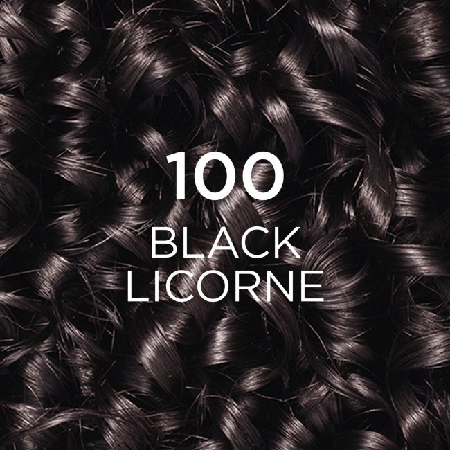 Полуперманентная краска для волос L'Oréal Paris Casting Crème Gloss 100 Black Licorne для нормальных волос 1 шт