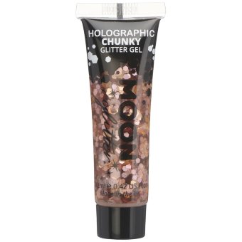 Глиттер-гель Moon голографический розовое золото большой 12 мл Глиттер-гель Moon голографический розовое золото большой 12 мл