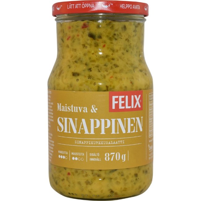 Огуречно-горчичный салат Felix 870 гр