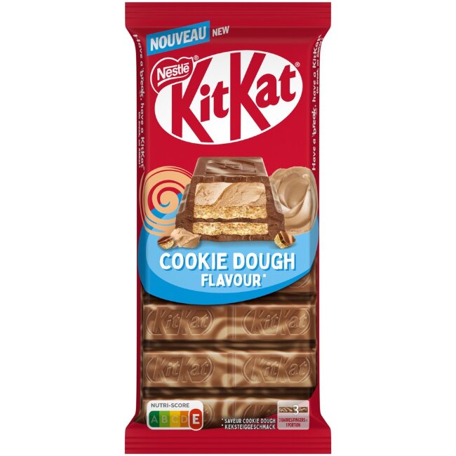 Шоколадно-вафельный батончик с начинкой из теста для печенья KitKat 99 гр