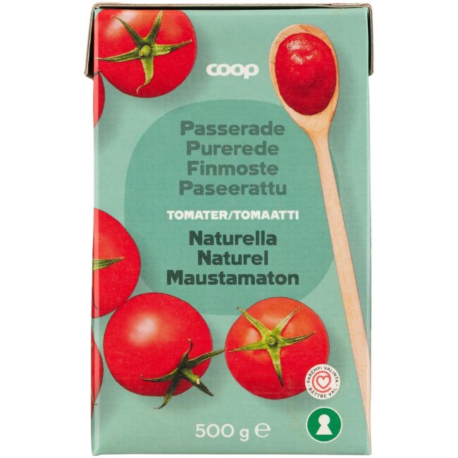 Протертые томаты Coop 500 гр Протертые томаты Coop 500 гр