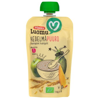 Готовая каша Pirkka (фруктовая) 110 гр органическая Готовая каша Pirkka (фруктовая) 110 гр органическая