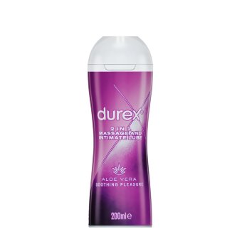 Гель для массажа и смазка Durex 2в1 Aloe Vera 200 мл Гель для массажа и смазка Durex 2в1 Aloe Vera 200 мл