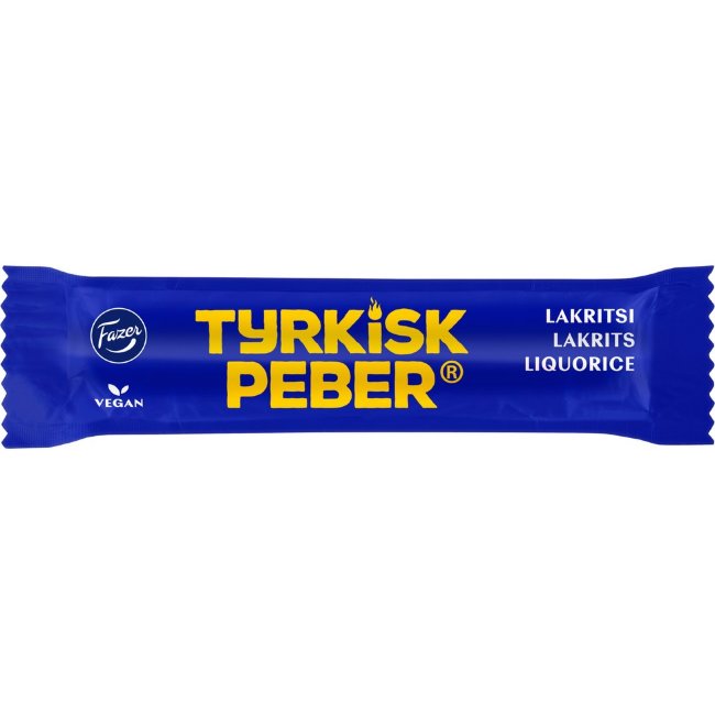 Лакричная конфета с перцем Tyrkisk Peber 20 гр