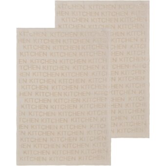 Кухонное полотенце House Kitchen 2 шт бежевое