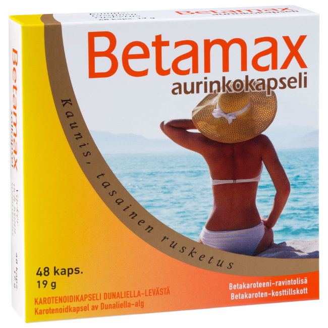Витамины для загара Betamax Hankintatukku 48 капс