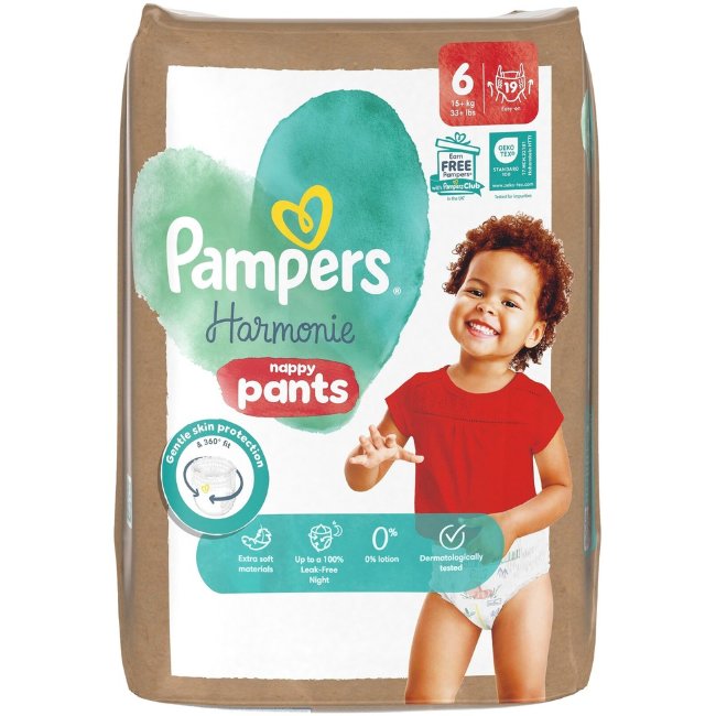 Подгузники-штанишки Pampers Harmonie S6 15+ кг 19 шт Подгузники-штанишки Pampers Harmonie S6 15+ кг 19 шт