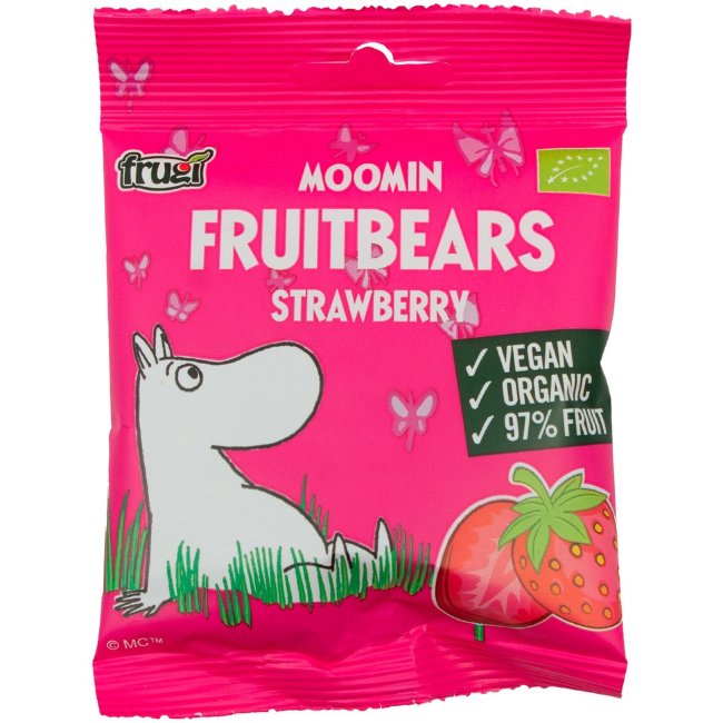 Фруктовые мишки Moomin клубника 40 гр
