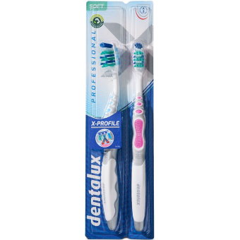 Зубная щётка dentalux professional (Soft) 2 шт Зубная щётка dentalux professional (Soft) 2 шт