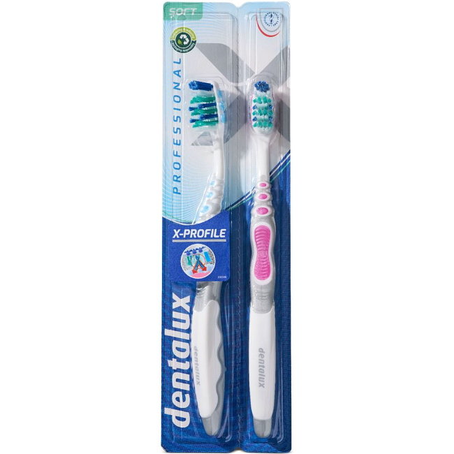 Зубная щётка dentalux professional (Soft) 2 шт