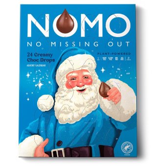 Веганский Рождественский календарь Nomo Vegan с шоколадом 70 гр Веганский Рождественский календарь Nomo Vegan с шоколадом 70 гр