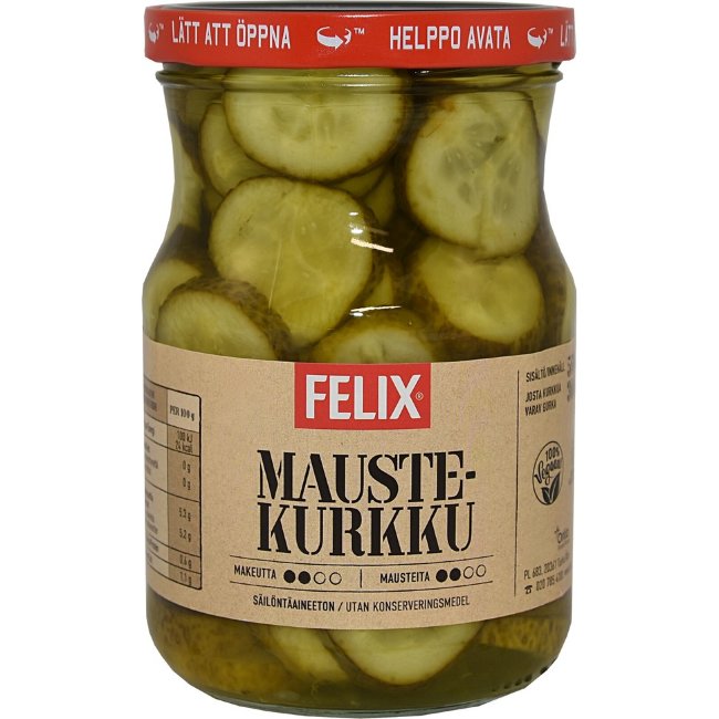 Огурцы Felix маринованные ломтики в остром бульоне 560 гр Огурцы Felix маринованные ломтики в остром бульоне 560 гр