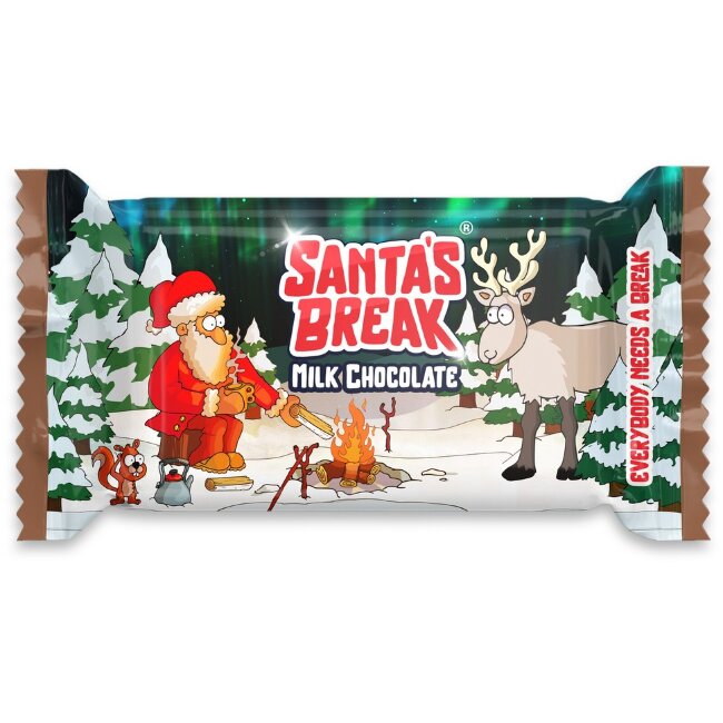 Молочный шоколад без лактозы Santa's Break 50 гр