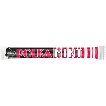 Кисло-сладкий лакричный батончик Malaco Polka Mint 14 гр