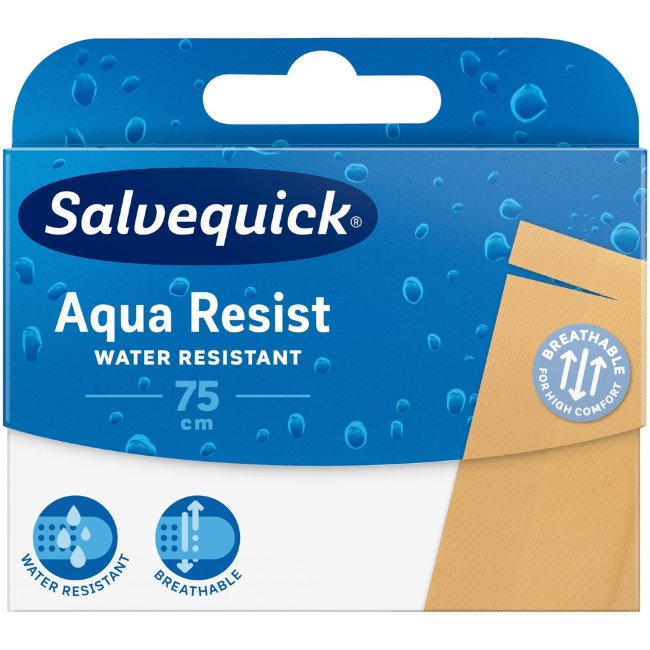 Пластырь водостойкий Salvequick Aqua Resist 75 см