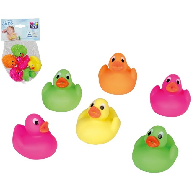 Игрушки для ванны Happy People утята 6 шт Игрушки для ванны Happy People утята 6 шт