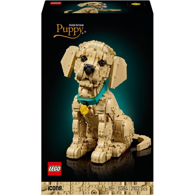 Конструктор LEGO® Icons 11384 щенок золотистого ретривера Конструктор LEGO® Icons 11384 щенок золотистого ретривера