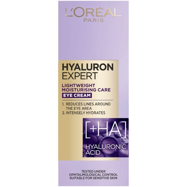 Увлажняющий крем для глаз L'Oréal Paris Hyaluron Expert для сухой кожи 15 мл Увлажняющий крем для глаз L'Oréal Paris Hyaluron Expert для сухой кожи 15 мл