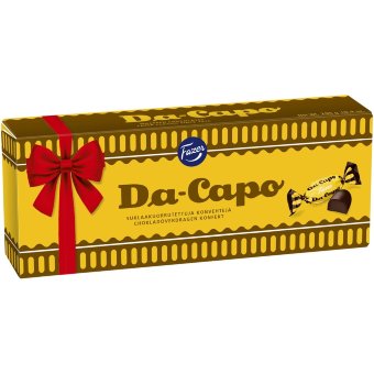 Конфеты из темного шоколада со вкусом рома Fazer Da-Capo 295 гр Конфеты из темного шоколада со вкусом рома Fazer Da-Capo 295 гр