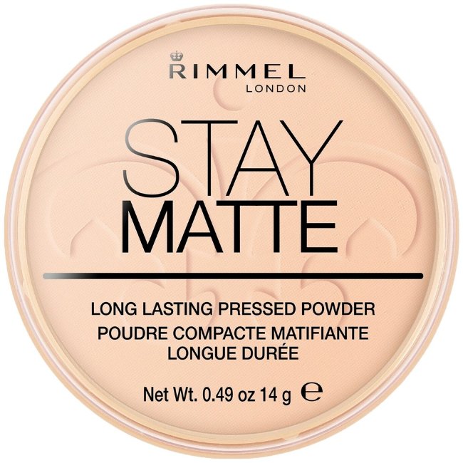 Прессованная пудра Rimmel Stay Matte 14 гр 001 Transparent