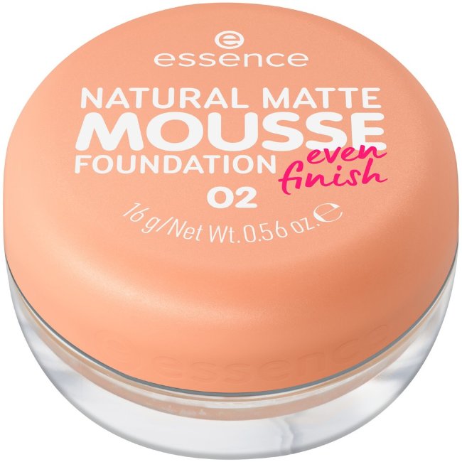 Матирующая муссовая основа для макияжа essence NATURAL MATTE MOUSSE FOUNDATION 02 16 гр