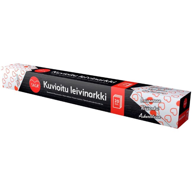 Лист для выпечки SAGA Leivinarkki Design 20 шт