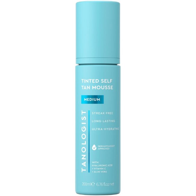 Авто-загар Tanologist Tinted Self Tan Mousse - Средний - пенка для автозагара 200 мл