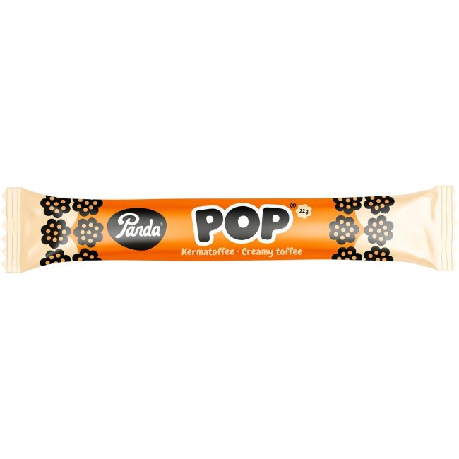 Кремово-ирисковый батончик с лакричной начинкой Panda Pop 22 гр