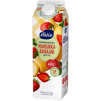 Клубнично-банановый кисель с клетчаткой Valio 1 кг без сахара Клубнично-банановый кисель с клетчаткой Valio 1 кг без сахара