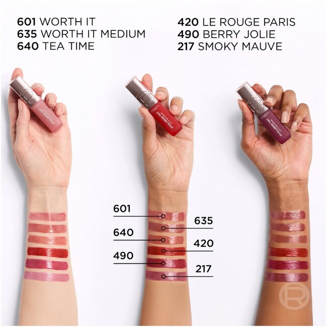 Тинт для губ L'Oréal Paris Hyaluron Lip Stain Serum Smokey Mauve 5 мл