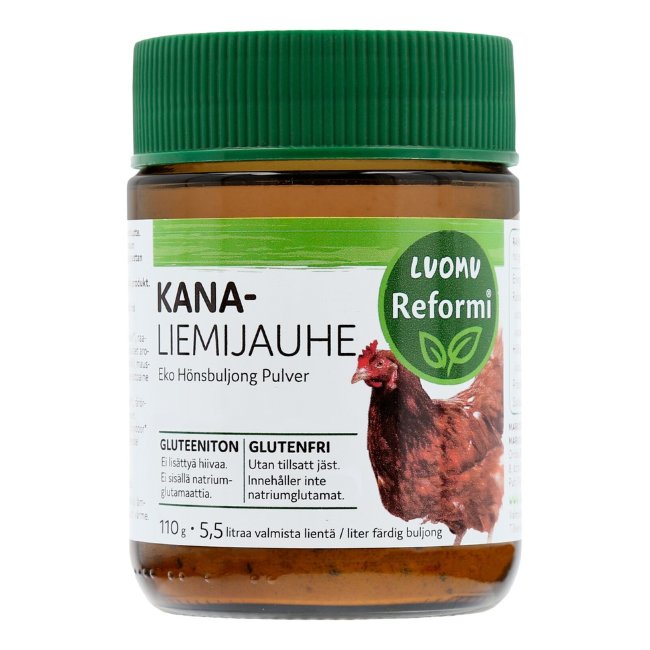 Порошок куриного бульона Reformi Luomu 110 гр