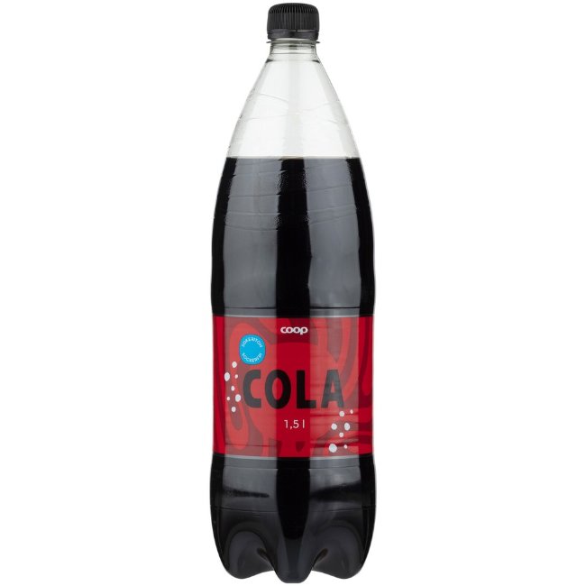 Безалкогольный напиток Coop Cola без сахара 1,5 л