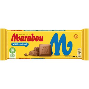 Молочный шоколад Marabou классический 160 гр