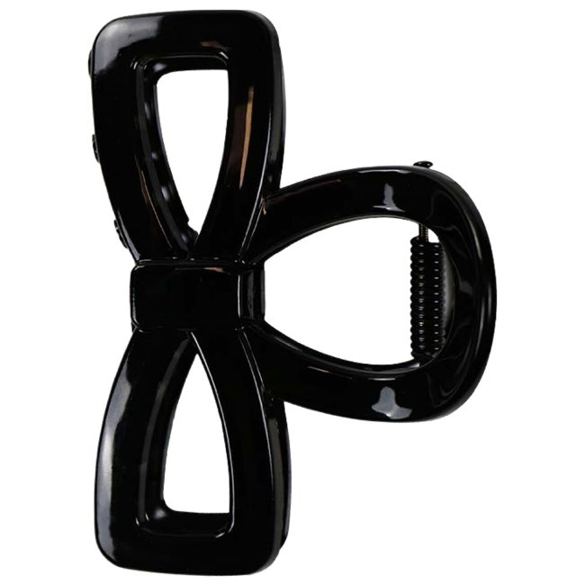 Аксессуар с ушками стильный Haisolki бантик черный 7,5 см